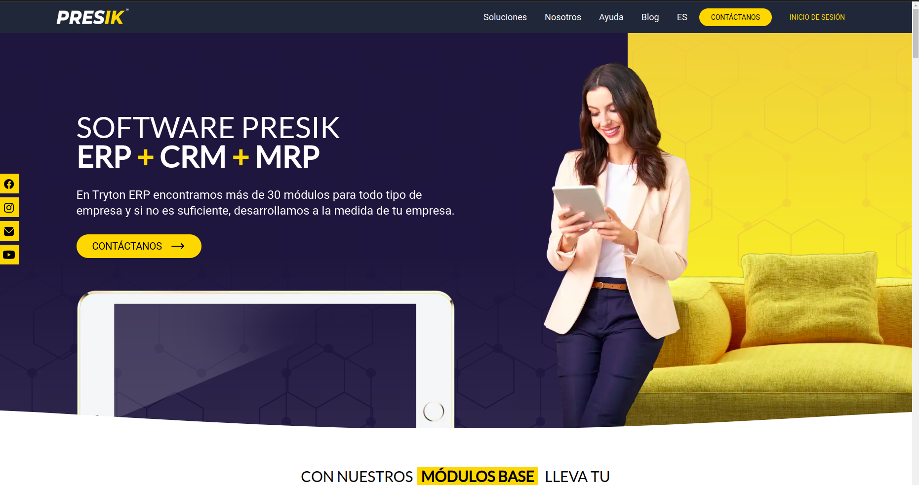 Vista previa de Presik.com